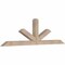 Ekena Millwork Saratoga Smooth Timber Gable Bracket, Douglas Fir, 72"W x 21"H x 3 1/2"D x 3 1/2"F, 7/12 Pitch GBW072X21X0404SAR00SDF - alternate 3